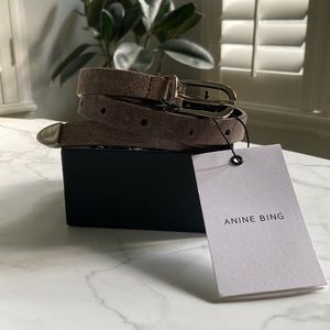 NWT Anine Bing perforated belt